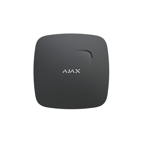 Ajax FireProtect Plus dūmų detektorius su temperatūros jutikliu (juodas)