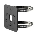 Pole Mount Bracket PFA152-E-B, Black