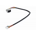 Power jack with cable, HP DV6 Series