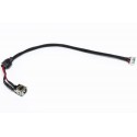 Power jack with cable, LENOVO G550, G555, G560