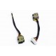 Power jack with cable, HP Compaq CQ50, CQ60, G50, G60