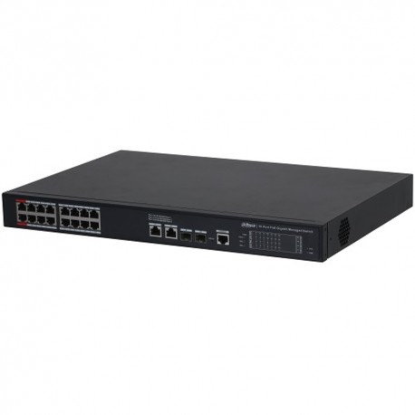 PoE switch 100Mbps 16+2G uplink S4220-16GT-190
