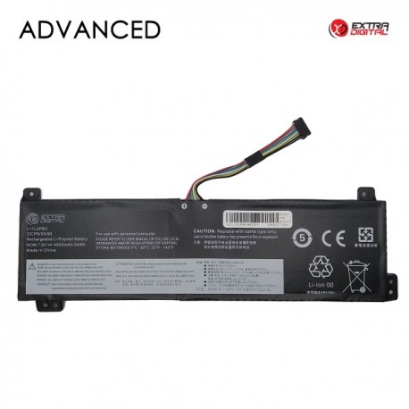 Notebook Battery LENOVO L17L2PB3, 4500mAh, Extra Digital Advanced