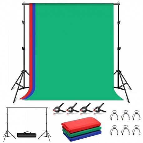 Photo Studio Background Support 2x2m, Backdrops RGB