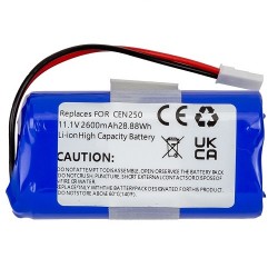 Battery for ECOVACS CEN250, ML009, V700, 11.1V, 2600mAh, Li-ion