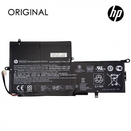 Notebook battery HP PK03XL, 4913mAh, Original