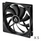 ARCTIC F12 PWM Case Fan, 4-pin, 120mm, Black, 5 pcs
