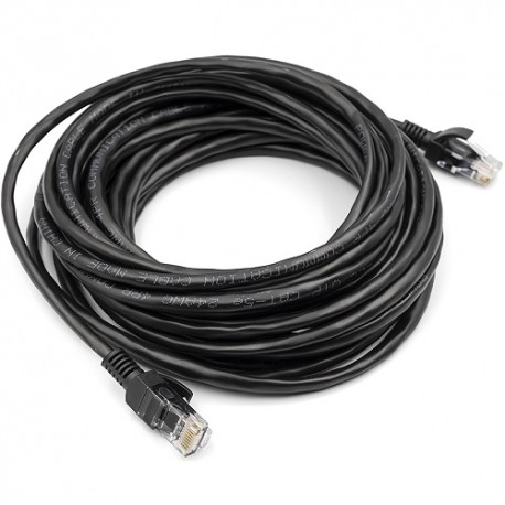 Cable Cat5E UTP, 7.5m, black