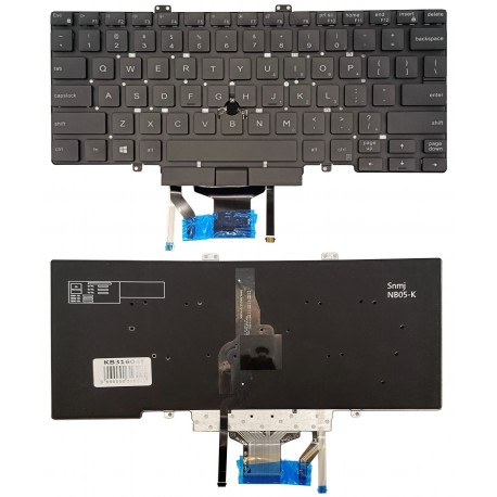 Klaviatūra DELL Latitude 5400, su „trackpoint“