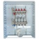 Heating Manifold 4 Loops with Thermal Actuators NC AC230V and Flow Meters