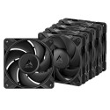 ARCTIC P12 PRO PWM PST High-Performance Fans x5, 4-pin, 120mm, black