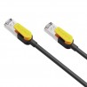 Kabelis Cat7 S/STP, 10m, juodas