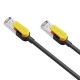 Kabelis Cat7 S/STP, 15m, juodas