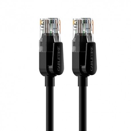 Cable Cat6 UTP, 8m, black