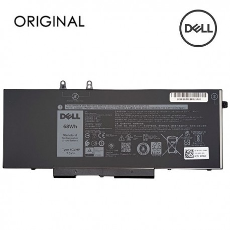 Notebook Battery DELL 4GVMP, 8500mAh, Original