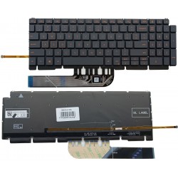 Keyboard DELL G15 5510, with backlight, US