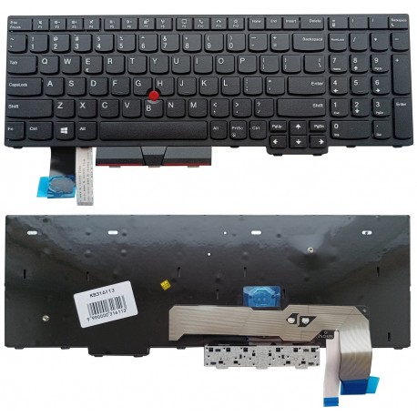 Keyboard LENOVO Thinkpad L15 Gen2, with backlight, with phone key, with trackpoint, US