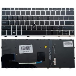 Klaviatūra HP Elitebook 730, 735, 830 G5/G6, su pašvietimu ir „trackpoint“