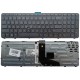 Klaviatūra HP ZBook 15 G1 G2, su pašvietimu ir „trackpoint“, US