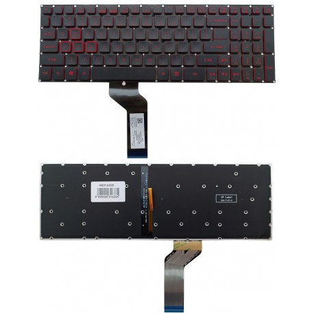 Keyboard ACER: Nitro AN515-51, AN515-52, AN515-53, AN515-42, with backlight, US