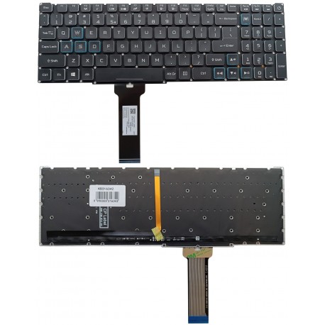 Keyboard ACER: Predator Helios 300 PH315-52, PH315-53, with backlight, US