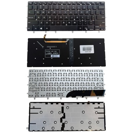 Keyboard DELL Inspiron 7558, 7568, XPS 15 9550, 9560, 9570, with Backlight, US