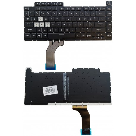 Klaviatūra ASUS G15 G531, G531G, G512, G512L, su RGB pašvietimu, US
