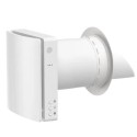 Recuperator for thin Wall, Single-Room upto 46m2, with CO2 Sensor, Wi-Fi, Tuya, white