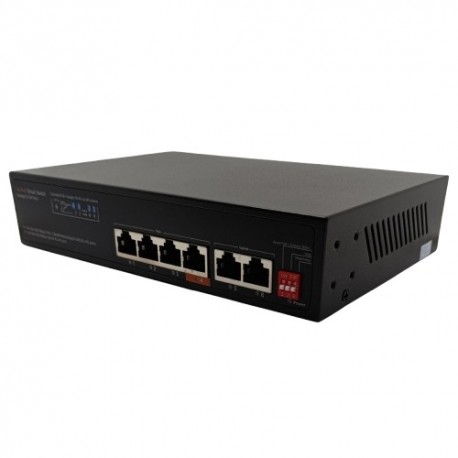 PoE switch 4ch 1000Mbps +2G uplink