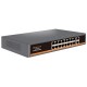 PoE switch 16ch 100Mbps +2G uplink