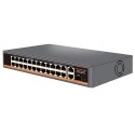 PoE switch 18ch 100Mbps + 6ch 1000Mbps + 2G uplink + 1G SFP