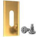 Automatinės vejapjovės peiliukai, 35x18x0.6 mm, padengti titanu, 30vnt.