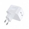 Charger CHOETECH 2x USB Type-C, 35W, PD3.0, Qc3.0