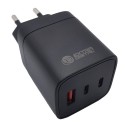 Charger EXTRA DIGITAL GaN 2x USB Type-C, USB Type-A: 65W, PPS