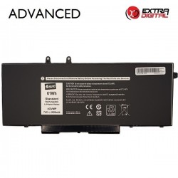 Nešiojamo kompiuterio baterija DELL 4GVMP, 8000mAh, Extra Digital Advanced