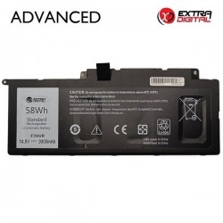 Nešiojamojo kompiuterio baterija, DELL F7HVR, 3900mAh, Extra Digital Advanced