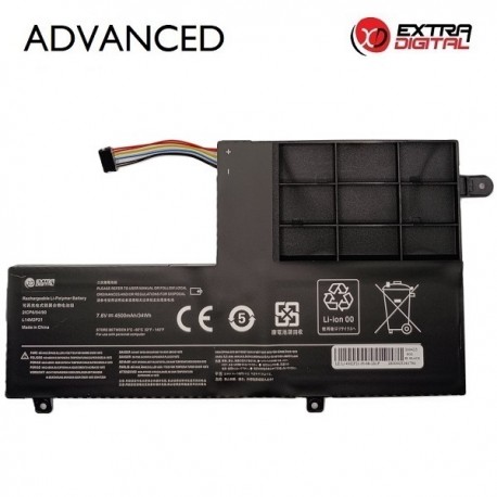 Notebook battery LENOVO L14M2P21, 4500mAh, Extra Digital Advanced