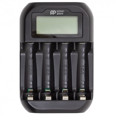 4-Channel Charger with Display for AA/AAA