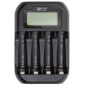 4-Channel Charger with Display for AA/AAA