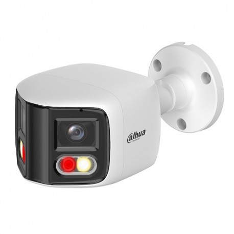 IP kam. AI 8MP cilindrinė 180 laipsnių STARLIGHT, IR+LED pašviet. iki 25/20m, 8MP(4096x1860)20fps