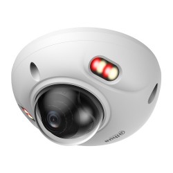 IP kamera kupol. 6MP STARLIGHT AI, IR+LED iki 50m, 1/2.7” 2.8mm 108°, SMD, IVS, IP67, H.265,IK10