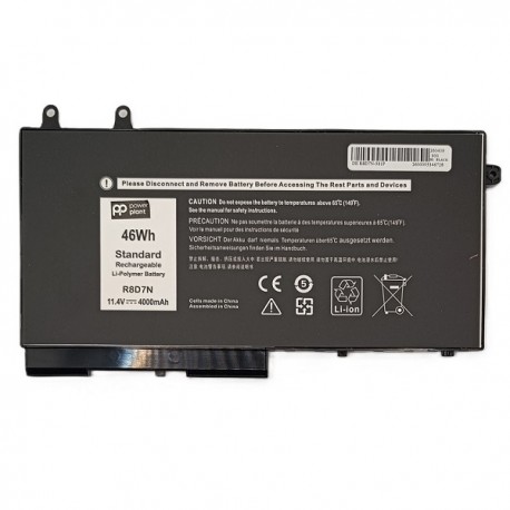 Nešiojamo kompiuterio baterija DELL R8D7N, 4000mAh, Power Plant