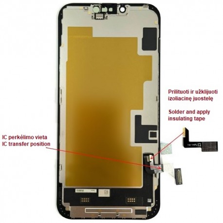 Display for iPhone 14 Plus, LTPO Soft OLED, 60Hz