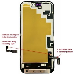 Ekranas skirtas iPhone 16, LTPO Soft OLED, 60Hz