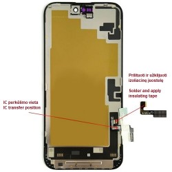 Display for iPhone 16 Plus, LTPO Soft OLED, 60Hz