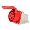 Industrial CEE Wall Socket 32A, 5-Pin, 3-phase, IP44